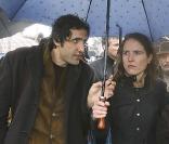 Mazarine Pingeot et son compagnon Mohamed Ulad-Mohand, père de ses enfants. 