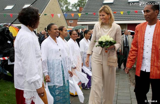 Maxima des Pays-Bas à Marum, le 30 septembre 2009