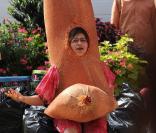 America Ferrera sur le tournage d'Ugly Betty (New York/ 25 août 2009)
