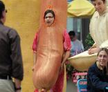 America Ferrera et Michael Urie sur le tournage d'Ugly Betty (New York/ 25 août 2009)