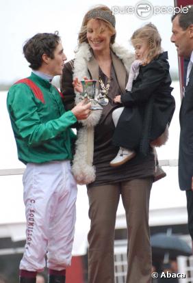 Sophie Thalmann et son mari l'incroyable Christophe Soumillon qui signe un retour gagant samedi 3 octobre.