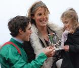 Sophie Thalmann et son mari l'incroyable Christophe Soumillon qui signe un retour gagant samedi 3 octobre.