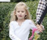 Jennifer Garner à Boston avec ses filles Violet et Seraphina ( 4 octobre 2009)
