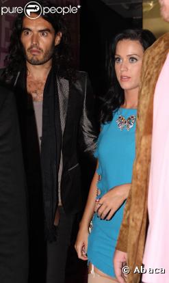 Russel Brand et Katy Perry, à l'occasion de la soirée Fendi 'O' Party, qui s'est tenue au VIP Room Theatre lors de la Fashion Week parisienne, le 6 octobre 2009 !
