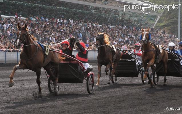 Course des stars qui lançait le Raid Mémoire Alzheimer. Hippodrome de Vincennes, le 20/09/09