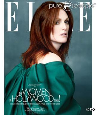 Julianne Moore en couverture de Elle 