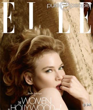 Renée Zellwegger en couverture du Elle 
