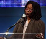Whoopi Goldberg, lors de la remise de la Médaille de la Liberté, à Philadelphie, le 8 octobre 2009 !