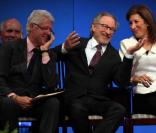 Bill Clinton et Steven Spielberg, lors de la remise de la Médaille de la Liberté, à Philadelphie, le 8 octobre 2009 !