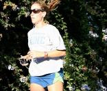 Sheryl Crow faisant son footing à Los Angeles