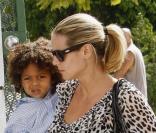 Heidi Klum et ses trois enfants  