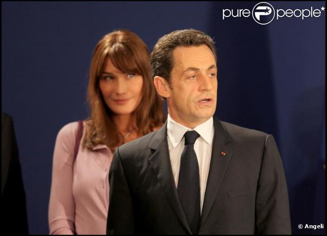 Nicolas Sarkozy et Carla Bruni  