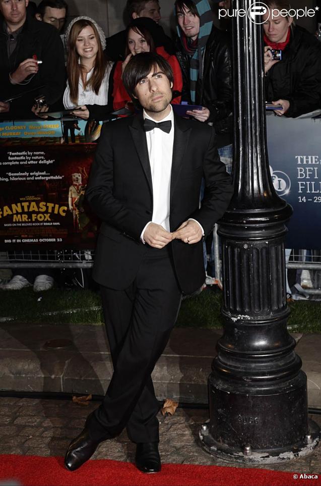 Jason Schwartzman, à l'occasion de l'avant-première du Fantastique Mr. Fox, dans le cadre du BFI London Film Festival, à l'Odeon Leicester Square de Londres, le 14 octobre 2009 !