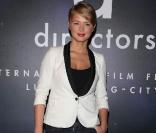 Virginie Efira, lors de la présentation du  Siffleur , à l'occasion du 3e DirActor's Cut International Film Festival, à Luxembourg, le 15 octobre 2009 !