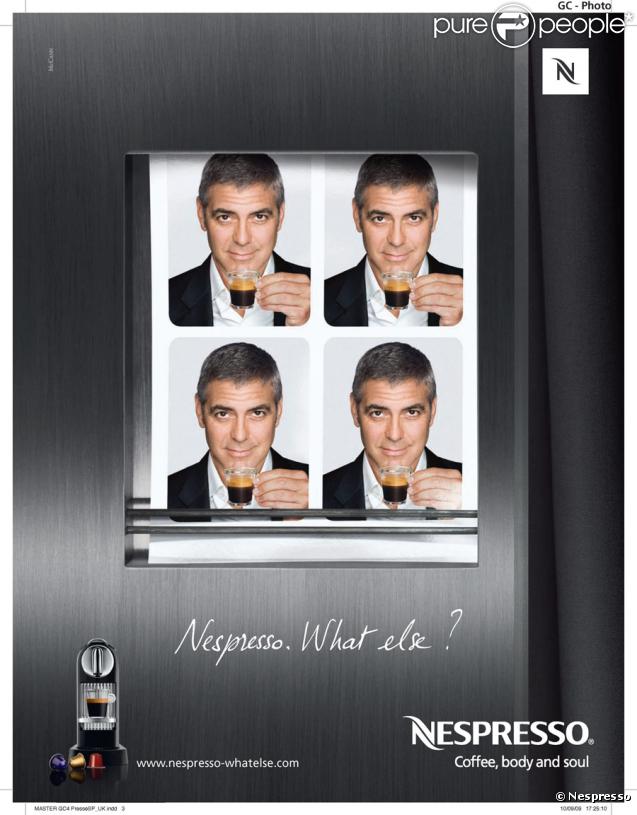 George Clooney pour la campagne Nespresso 2009 : les visuels promotionnels 