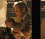 Mel Gibson sur le tournage à New York de The Beaver de Jodie Foster le 8 octobre 2009