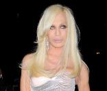 Donatella Versace lors de la soirée de gala du musée d'art américain Whitney à New York le 19 octobre 2009