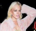 Lindsay Lohan lors de la soirée de gala du musée d'art américain Whitney à New York le 19 octobre 2009