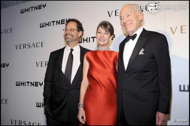 Adam Weinberg, Brooke Gaber Neidich et Leonard Lauder lors de la soirée de gala du musée d'art américain Whitney à New York le 19 octobre 2009