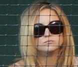 Kate Hudson à un match de baseball des New York Yankees contre les Los Angeles Angels, à Anaheim en Californie, le 20 octobre 2009 