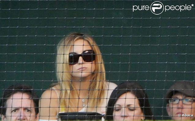 Kate Hudson à un match de baseball des New York Yankees contre les Los Angeles Angels, à Anaheim en Californie, le 20 octobre 2009 