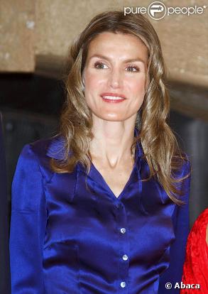 Letizia d'Espagne et Felipe au prix Prince des Asturies, à Oviedo. 22/10/09