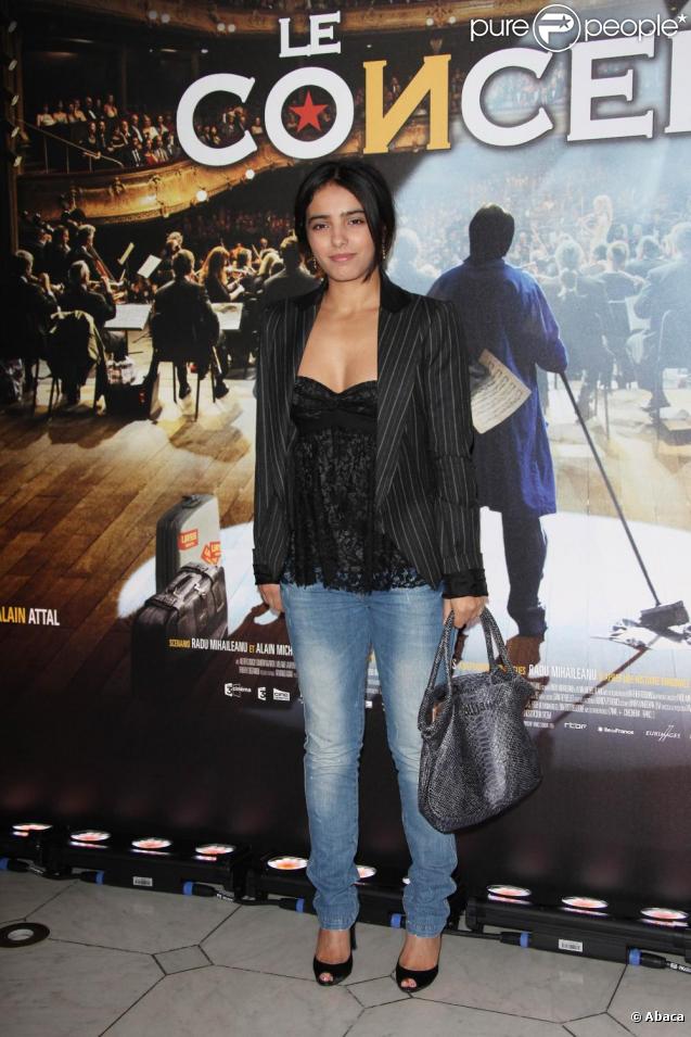 Hafsia Herzi à l'avant-première du film Le Concert. 23/10/09