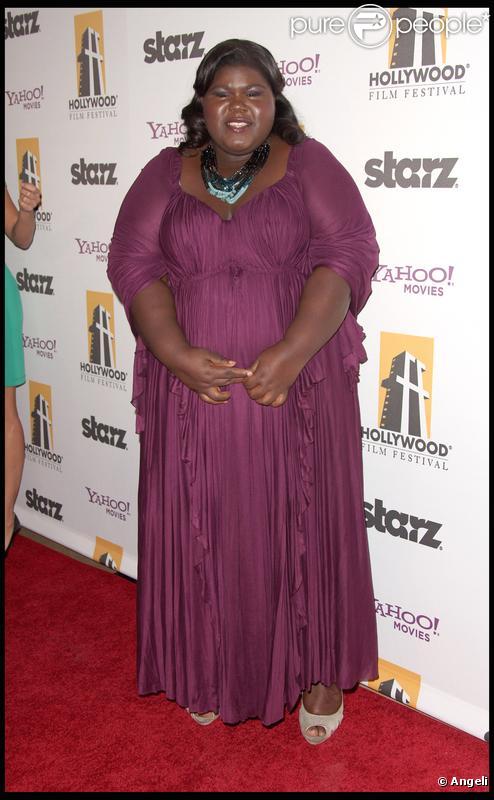 Gabourey Sidibe lors de la 13e soirée annuelle des Hollywood Awards à Los Angeles le 26 octobre 2009