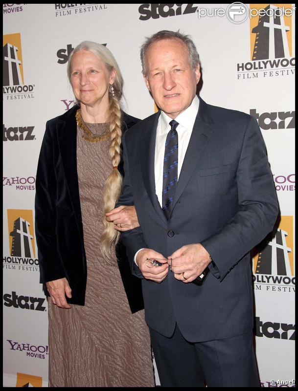 Michael Mann et sa femme lors de la 13e soirée annuelle des Hollywood Awards à Los Angeles le 26 octobre 2009