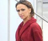 La divine Karina Smirnoff sur le plateau de l'émission Dancing With The Stars le 27/10/09 à Los Angeles
