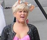 Kelly Osbourne sur le plateau de l'émission Dancing With The Stars le 27/10/09 à Los Angeles