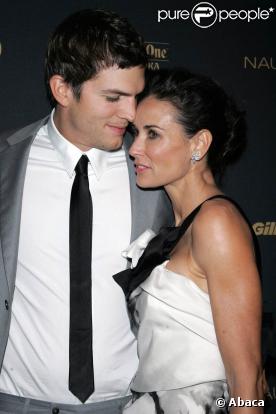 Demi Moore et Ashton Kutcher au Gentlemen's Ball 2009 à New York, le 28 octobre 2009