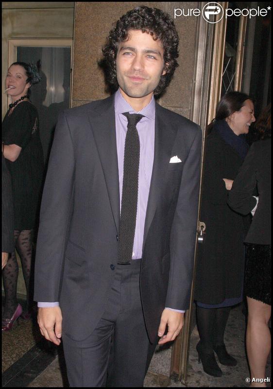 Adrian Grenier au Gentlemen's Ball 2009 à New York, le 28 octobre 2009