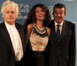 Jean-Jacques Annaud et Afef Jnifen à l'inauguration du Festival du Film de Doha au Qatar le 29 octobre 2009