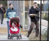 Jennifer Garner dans les rues de Boston avec ces deux adorables filles Violet et Seraphina  