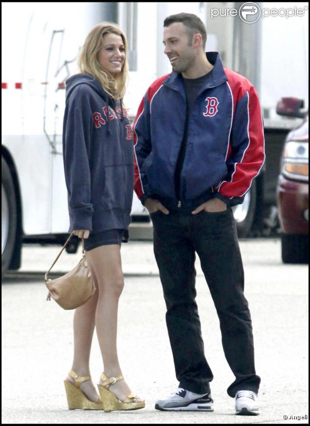 Blake Lively et Ben Affleck sur le tournage à Boston...