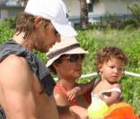 Halle Berry, Gabriel Aubry et Nahla 