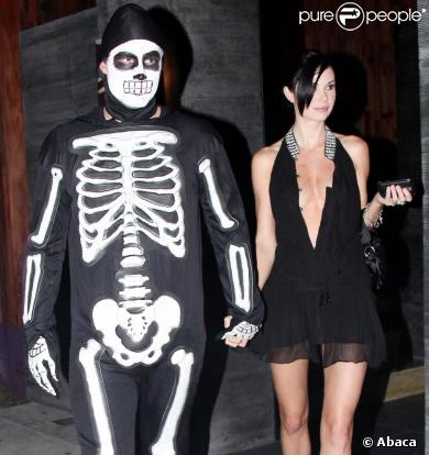 Brody Jenner et Jayde Nicole, le 30 octobre à la sortie d'une soirée Halloween.