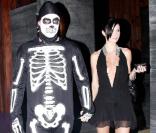 Brody Jenner et Jayde Nicole, le 30 octobre à la sortie d'une soirée Halloween.