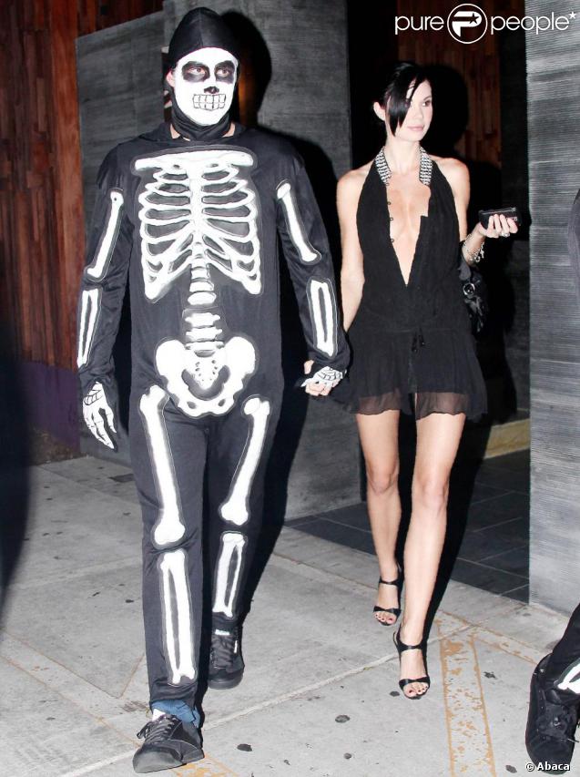 Brody Jenner et Jayde Nicole, le 30 octobre à la sortie d'une soirée Halloween.