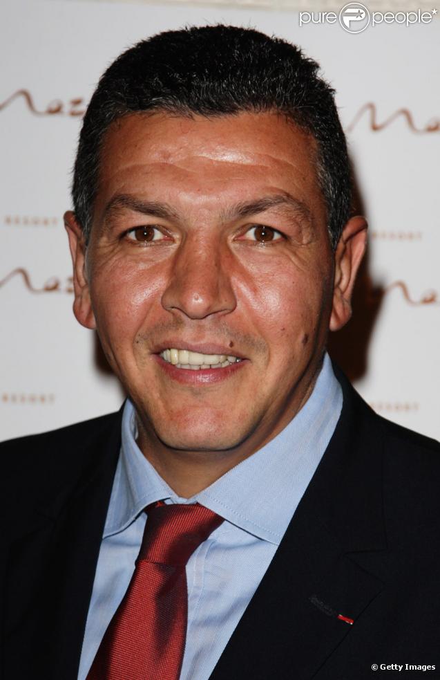 Abdelatif Benazzi lors de l'inauguration du complexe hôtelier de Mazagan Beach le 31 octobre 2009 au Maroc
