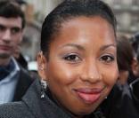 Marie Ndiaye à la remise du prix Goncourt et Renaudot à Paris