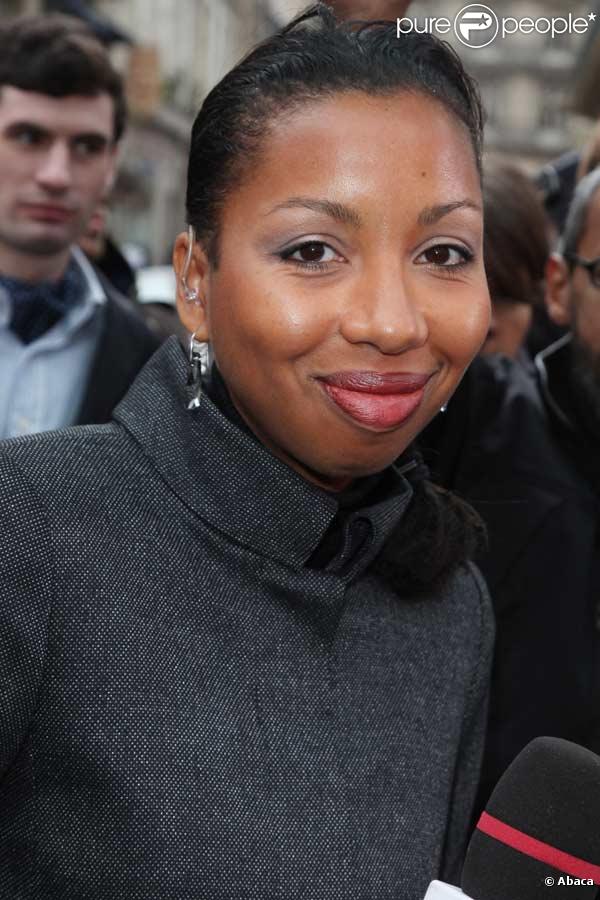 Marie Ndiaye à la remise du prix Goncourt et Renaudot à Paris