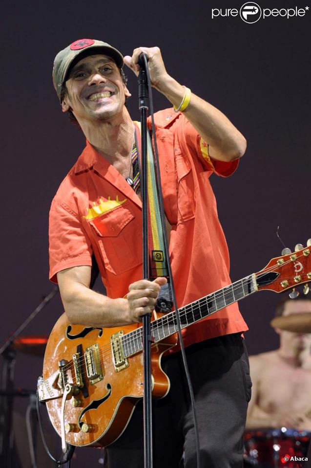 Manu chao sur la scène du festival Solidays à paris, le 28 juin 2009 !