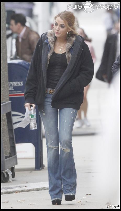 Blake Lively à Boston, le 2 novembre 2009