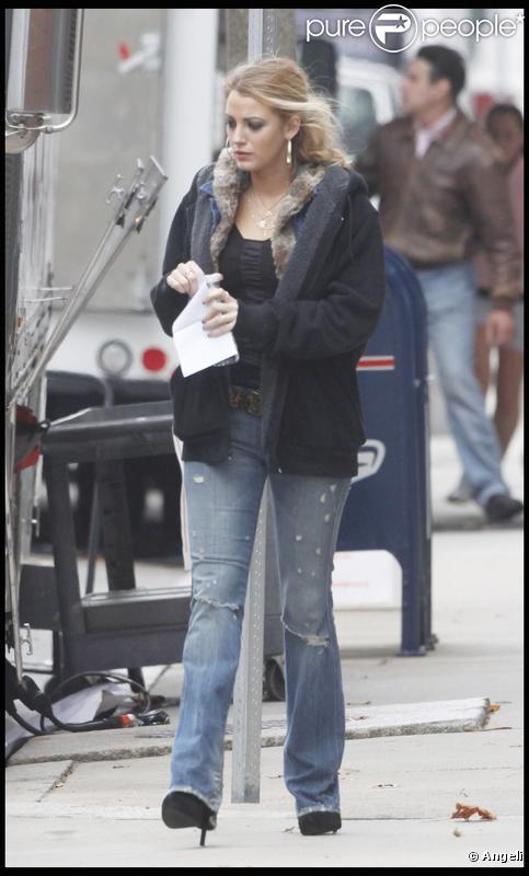 Blake Lively à Boston, le 2 novembre 2009