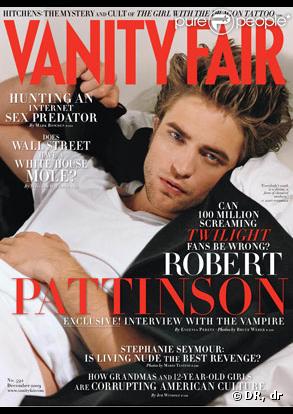 Robert Pattinson en couverture de Vanity Fair, pour le mois de décembre 2009