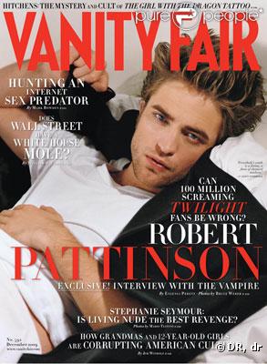 Robert Pattinson en couverture de Vanity Fair, pour le mois de décembre 2009