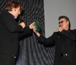 George Michael à la cérémonie du Music Industry Trust Award, à Londres le 2 novembre 2009.