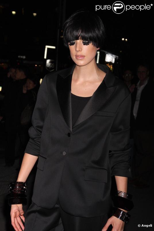 Agyness Deyn à la soirée ACE à New York le 2/11/09